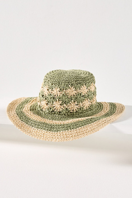 San Diego Hat Co. Paper Sun Hat In Green
