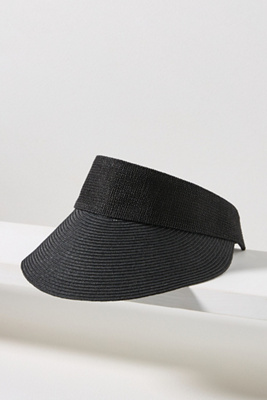 San Diego Hat Co. Ultra Braid Visor In Black