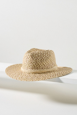 San Diego Hat Co. Multicolor Fedora In Beige