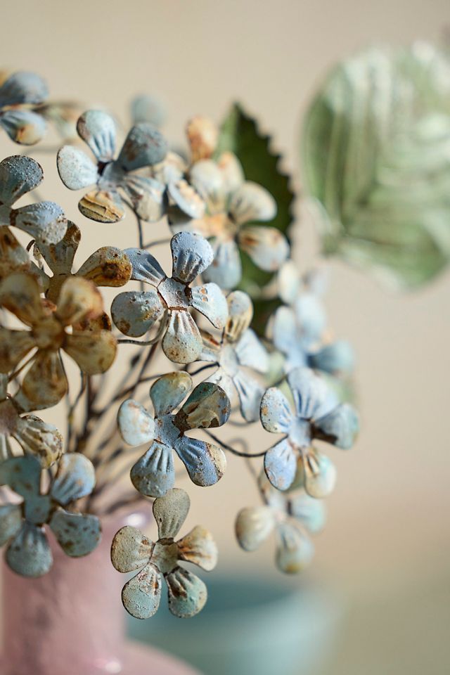 Blue Hydrangea Iron Bunch #1
