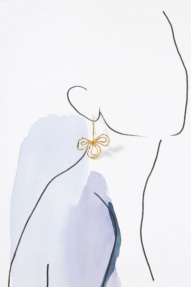 Mignonne Gavigan Estella Floral Drop Earrings #2