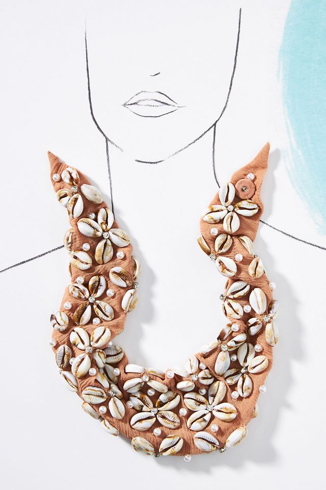 Mignonne Gavigan Ryah Scarf Collar Necklace #2