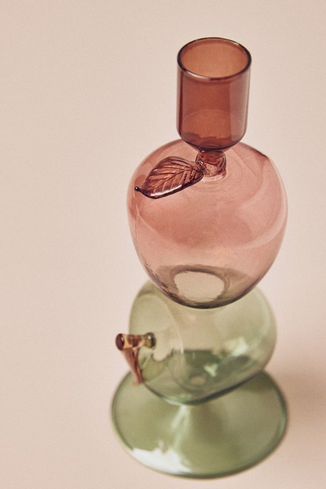 Harvest Fruit Icon Glass Candle Holder #1
