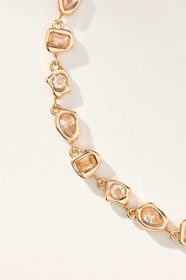 Mixed Crystal Collar Necklace #1