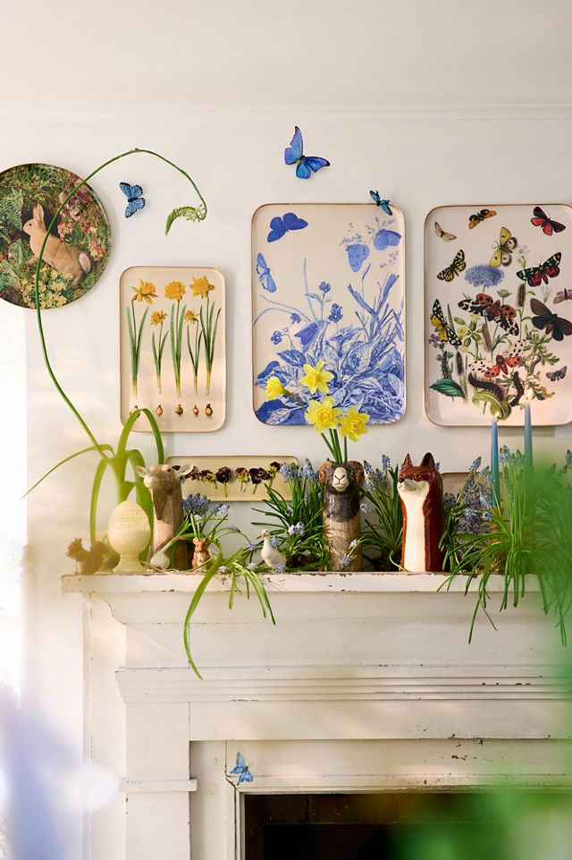 Unscented Taper Candle Set, Mixed Blues #1