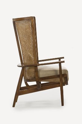 ANTHROPOLOGIE WINGMAN LOUNGE CHAIR 