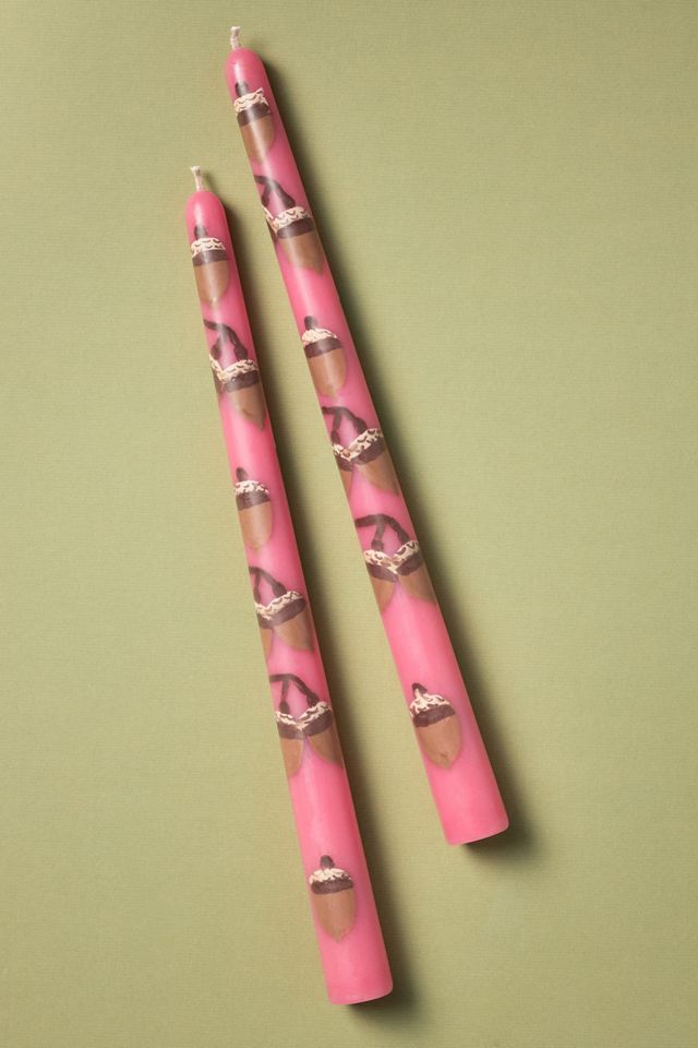 Forage Fall Icon Taper Candles, Set of 2 #2