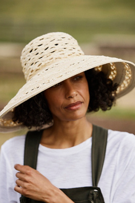 Anthropologie Sierra Open Weave Hat