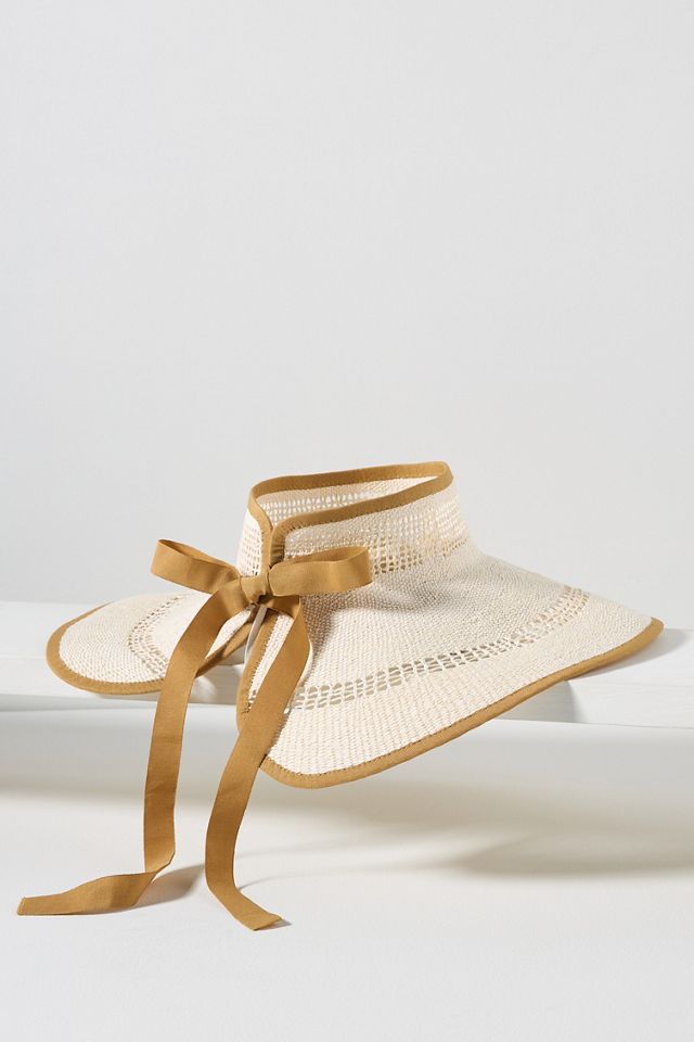 Visera de Paja Plegable con Ala Ancha #1