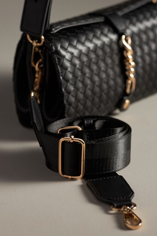 Woven Divided Shoulder Bag #3