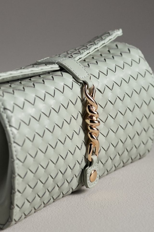 Woven Divided Shoulder Bag #3