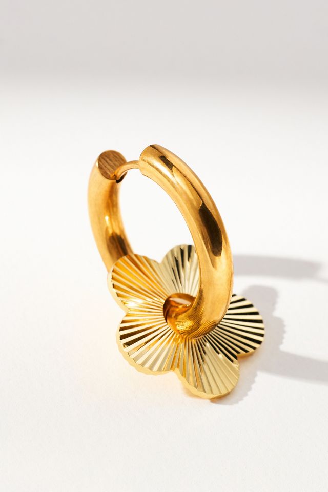 NOTTE Jewelry Bloom Bloom Huggie Hoop Earrings #1