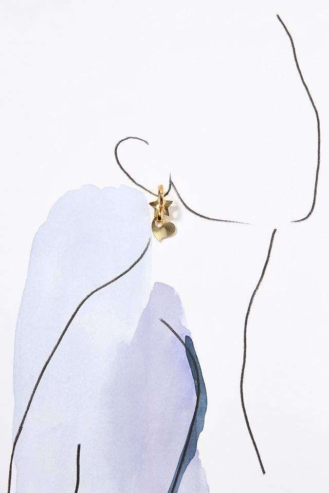 NOTTE Jewelry Starry Change of Heart Huggie Hoop Earrings #2