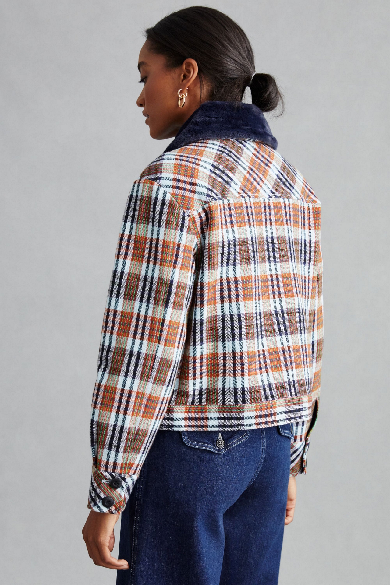 Maeve Retro Plaid Jacket