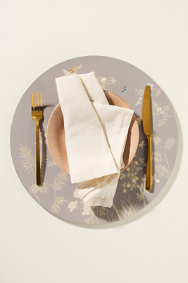 Addison Ross Chinoiserie Lacquered Placemats, Set Of 4