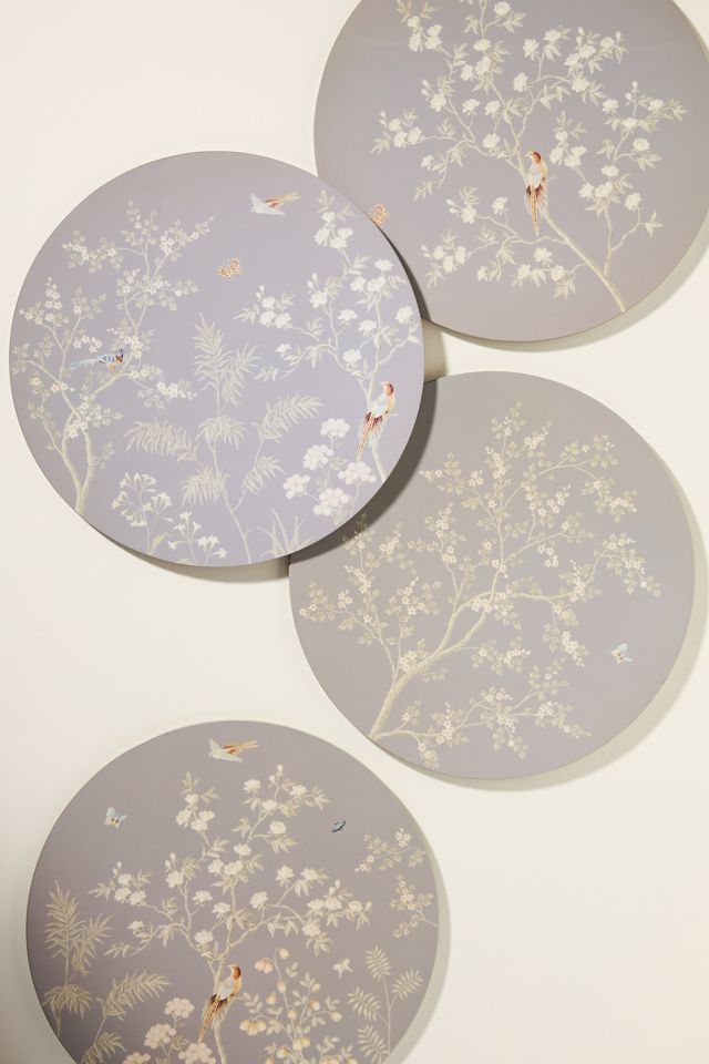 Addison Ross Chinoiserie Lacquered Placemats, Set of 4 #1