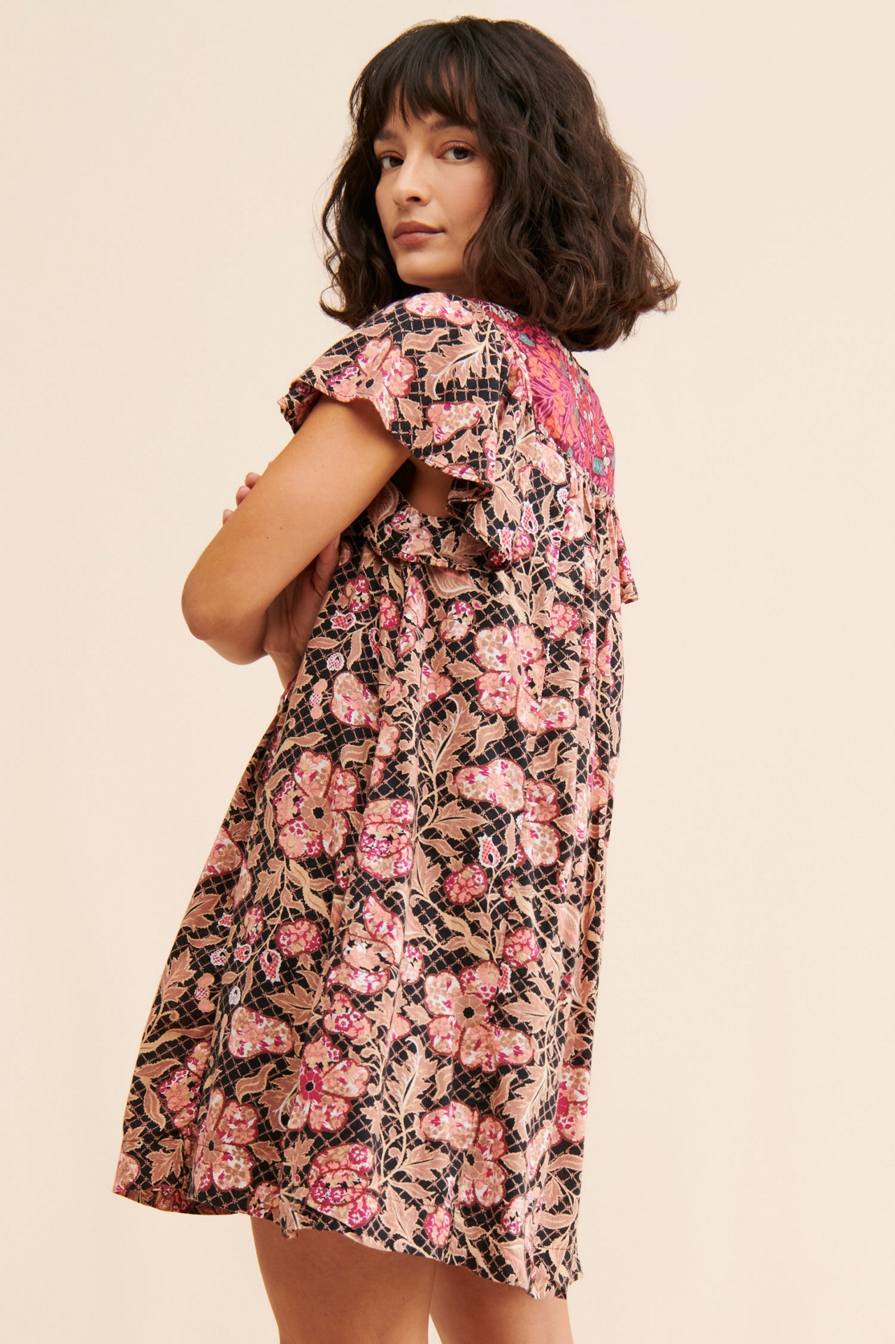 Floral Printed Tunic Dress