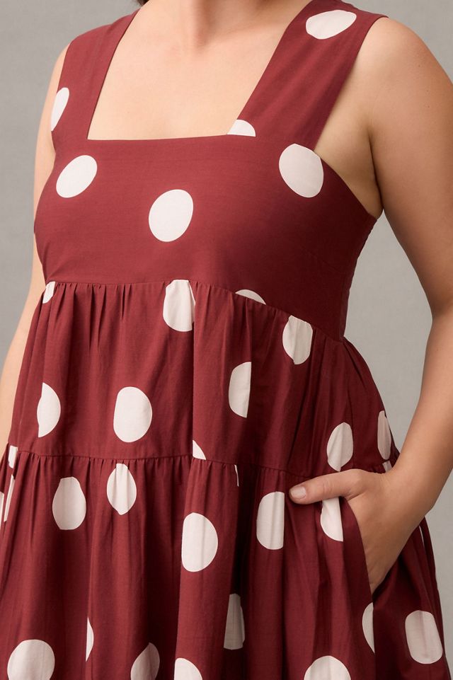 Helena Square-Neck Babydoll Dress #2
