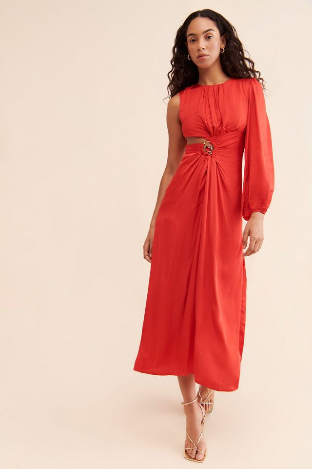 FARM Rio One-Shoulder Maxi Cutout Dress #2