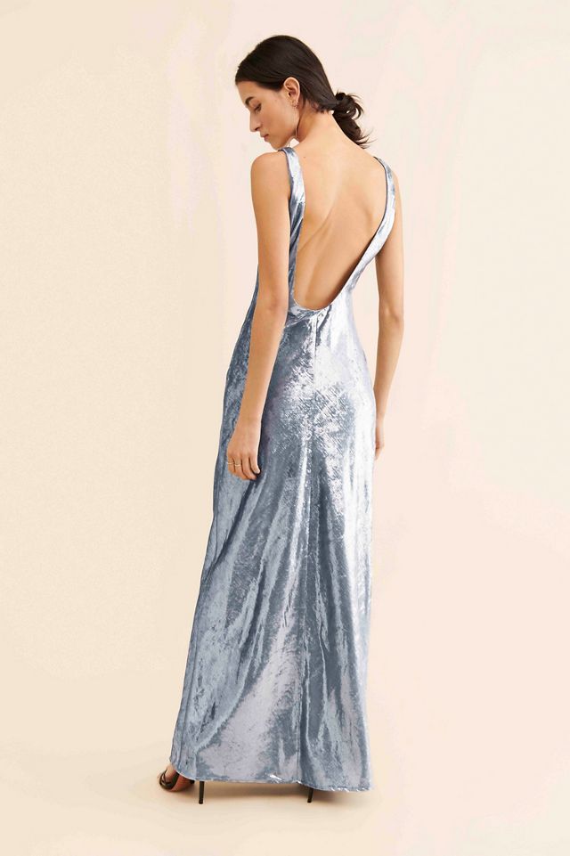 Line + Dot Beaming Maxi Dress #1