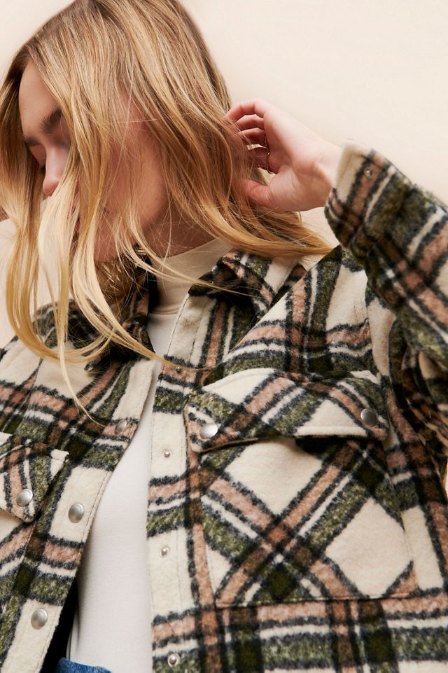 [BLANKNYC] Outsider Plaid Shirt Jacket #2