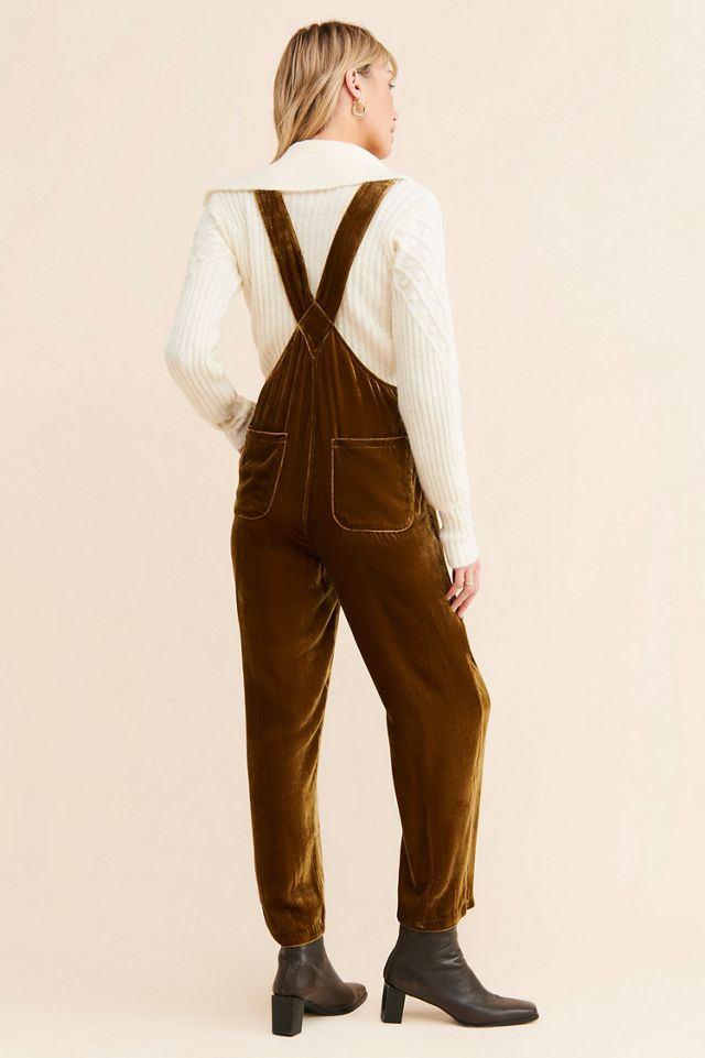 Faherty Silky Velvet Overalls #1