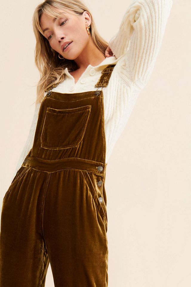 Faherty Silky Velvet Overalls #2