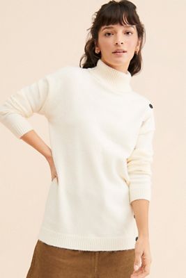 White + Warren Cashmere Pom Beanie | Anthropologie display picture 1