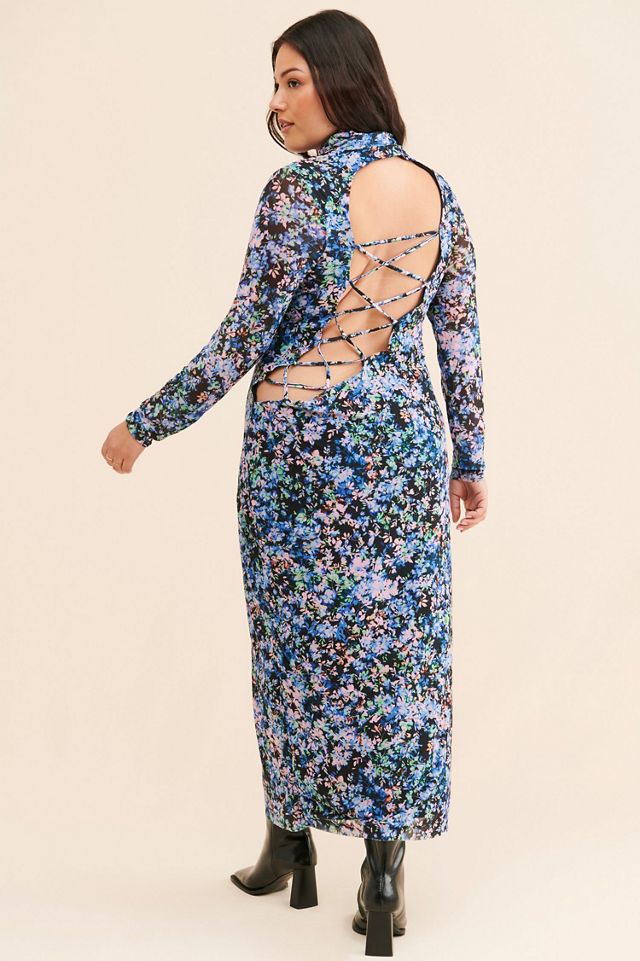 AFRM Laguna Mesh Maxi Dress #1
