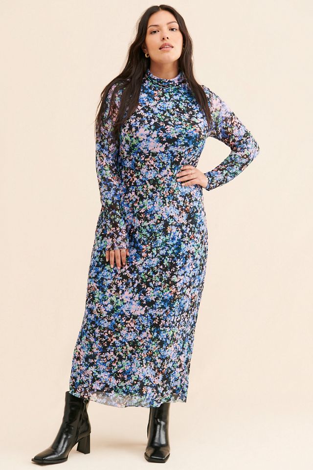 AFRM Laguna Mesh Maxi Dress #3