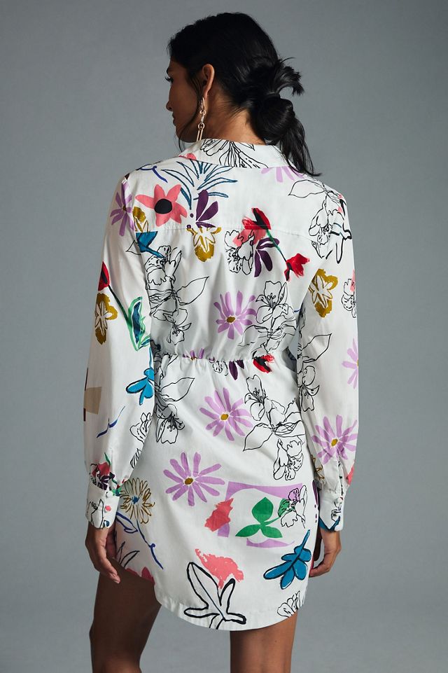 Maeve V-Neck Floral Mini Dress #1