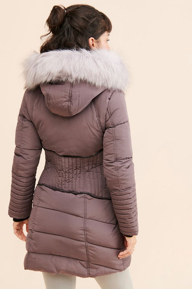 Noize Gigi Faux Fur Hood Puffer #1