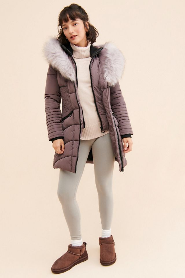 Noize Gigi Faux Fur Hood Puffer #2