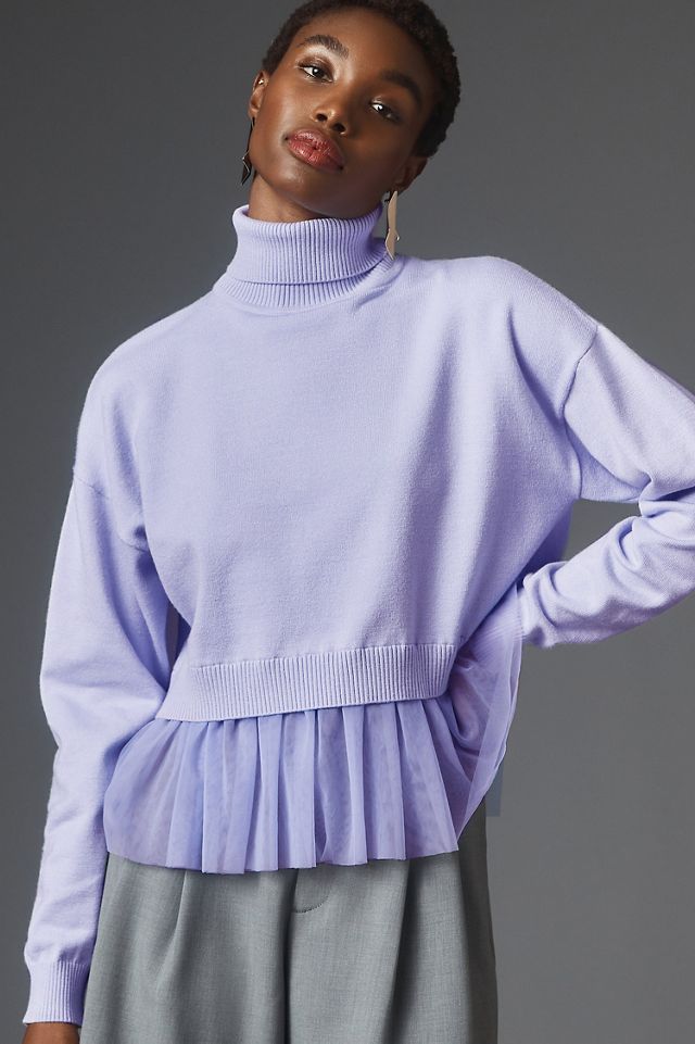 Sunday in Brooklyn Turtleneck Peplum Sweater #2