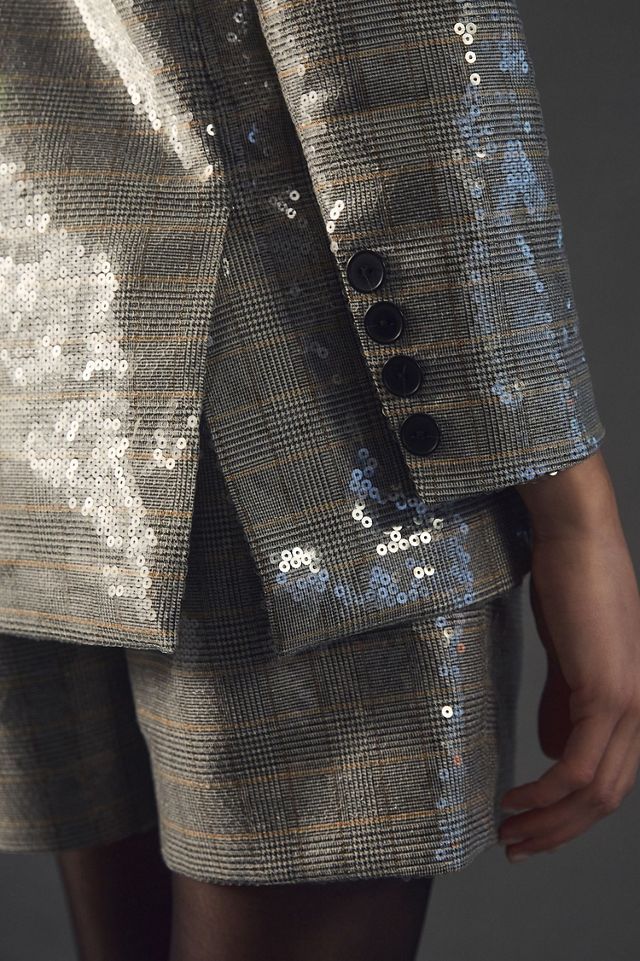 maeve sequin blazer dress wearandwhenblog on LTK