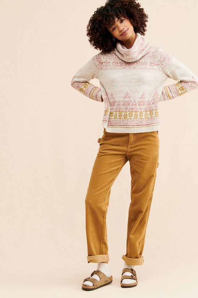 Pilcro Abstract Cowl Neck Sweater #3
