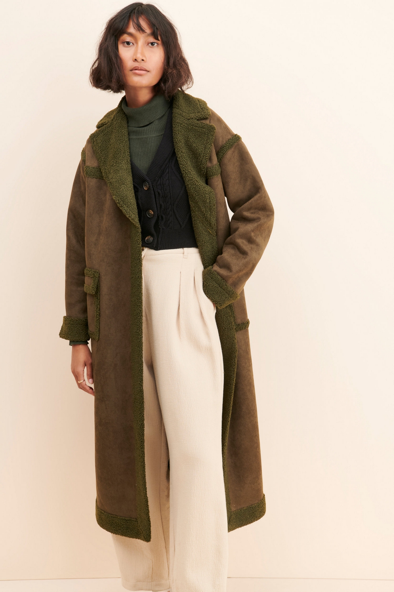 4th & Reckless Emel Fuzzy Coat