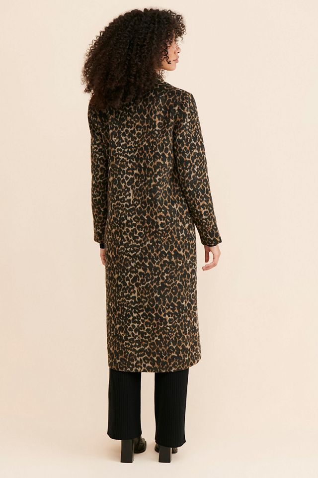 If By Sea Animal Printed Overcoat #1
