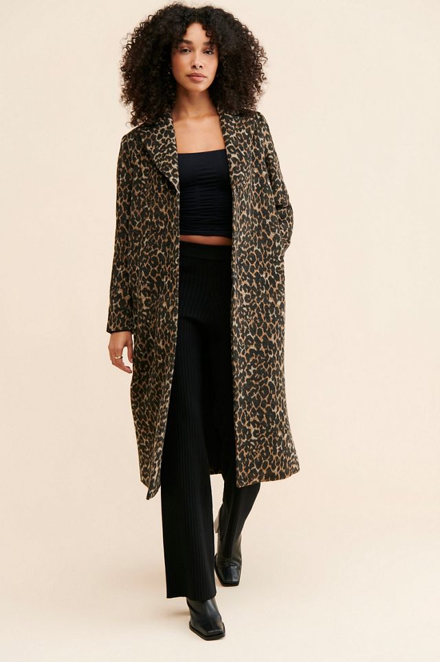 If By Sea Animal Printed Overcoat #2