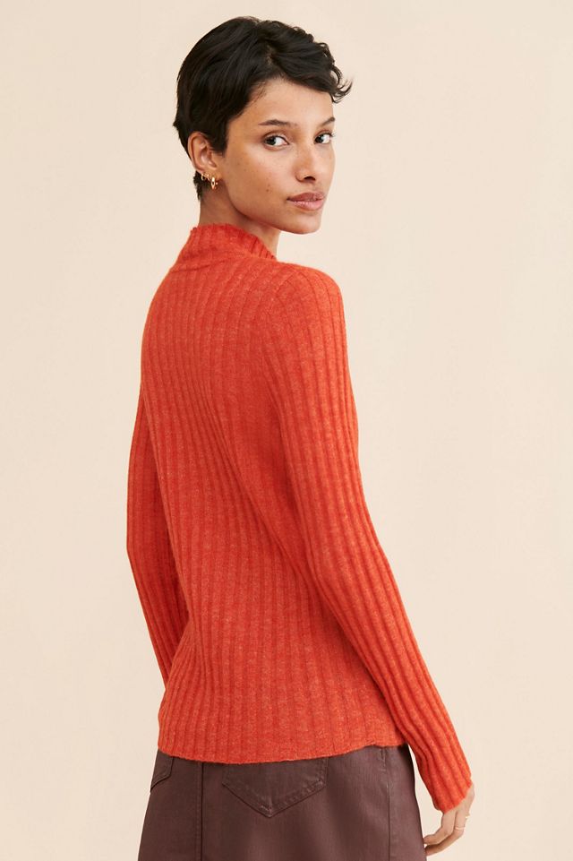 Madewell Harry Sheer Mock Neck Sweater #1