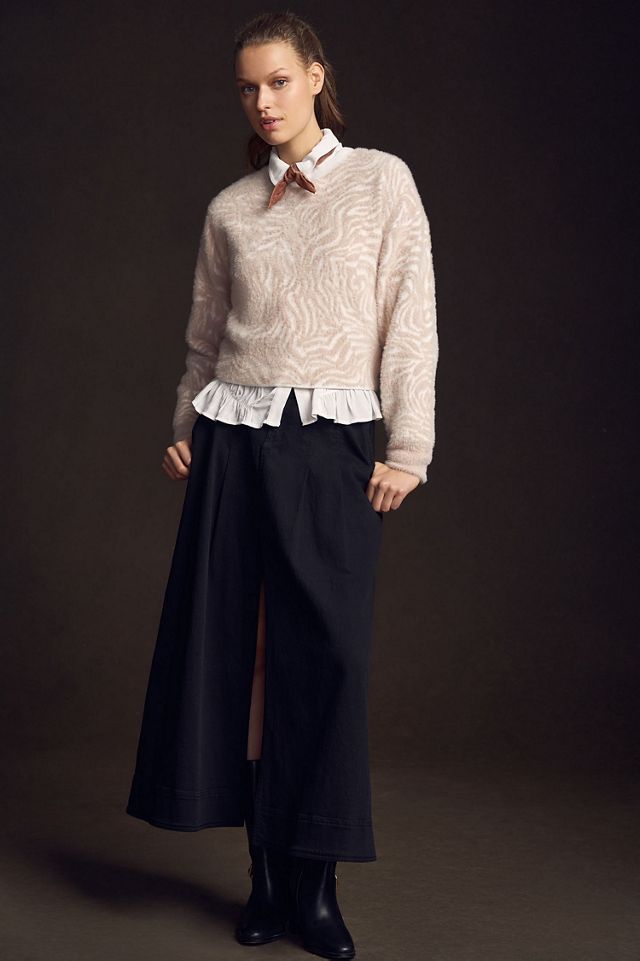 Pilcro Animal Eyelash Sweater #3