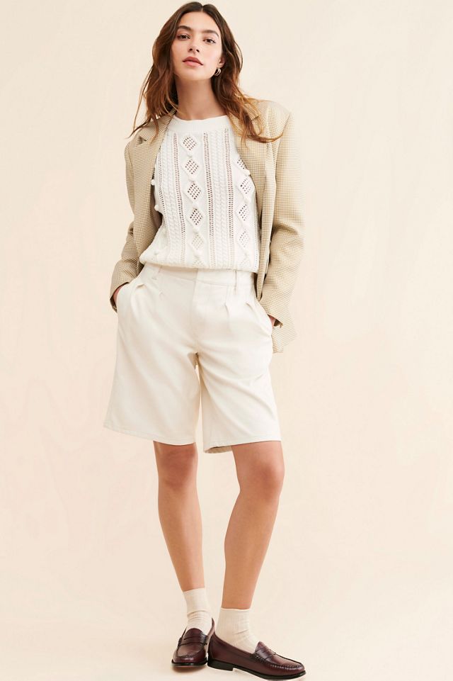 ONA Boat Neck Cable Knit Sweater #2