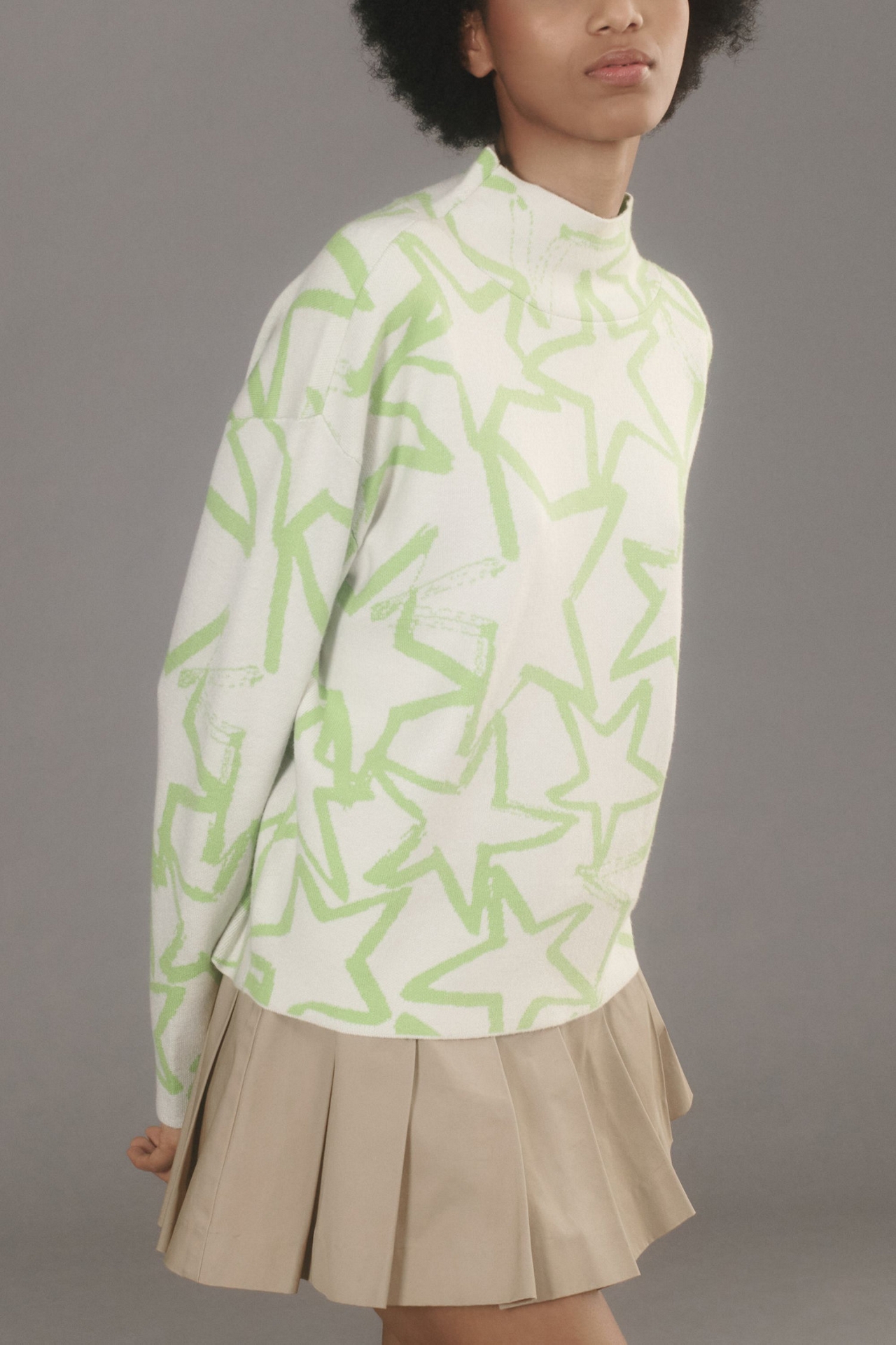 Maeve Carys Mock Neck Sweater