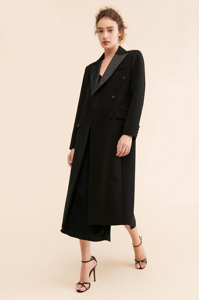 Avec Les Filles Tuxedo Double-Breasted Coat #1