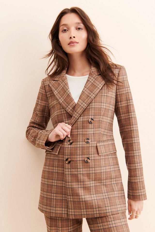 Nuuly x Favorite Daughter Phoebe Plaid Blazer #2