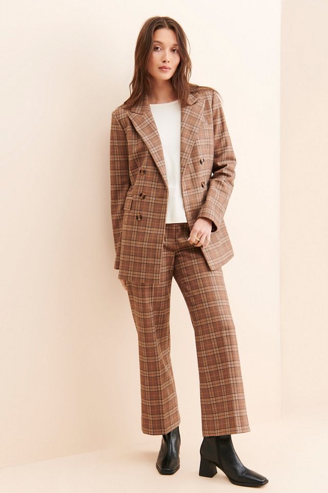 Nuuly x Favorite Daughter Phoebe Plaid Blazer #3