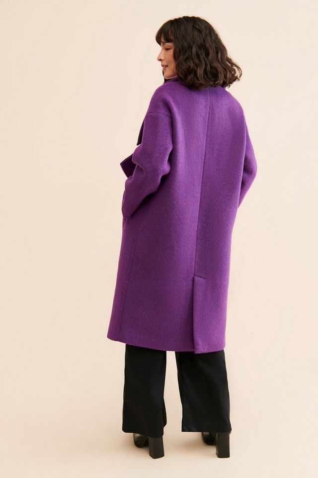 Line + Dot Ginger Long Overcoat #1