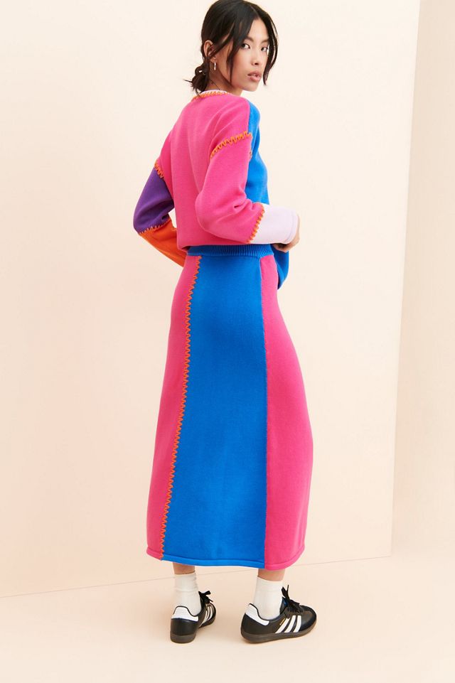 Olivia Rubin Susan Colorblock Skirt #1