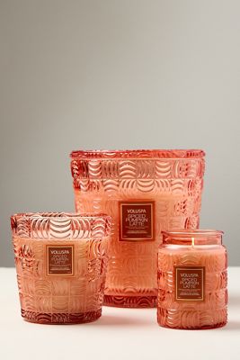 Voluspa Spiced Pumpkin Latte Glass Jar Candle