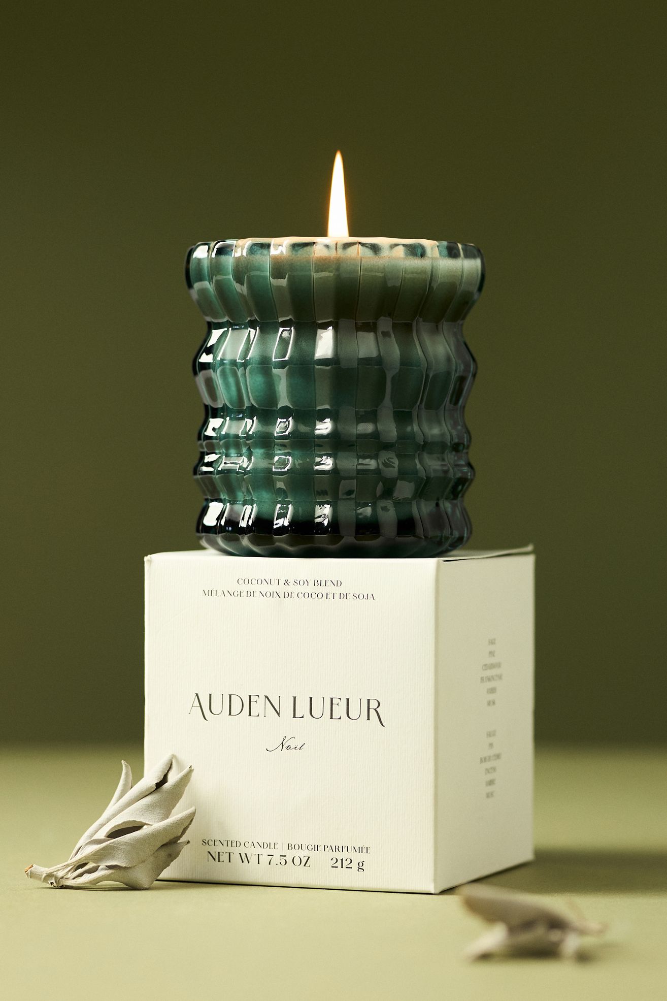 Auden Lueur Noël Boxed Glass Candle - NoëL, Standard, S